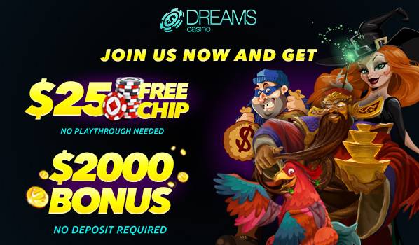 Dreams Casino No Deposit Bonus