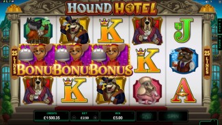 Play Hound Hotel Slot Game: Get £€$100 FREE!