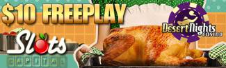 Slots Capital Online Casino - Thanksgiving/Black Friday $10 No Deposit Freeplay (US only)