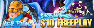 Desert Nights Casino - $10 Pre-Christmas Free-play