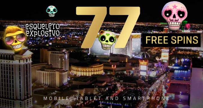 MaxiPlay Online Casino - Exclusive 77 Free Spins on Esqueleto Explosivo