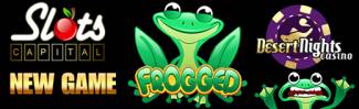 Desert Nights Online Casino - $10 Freeplay on new Rival Game Frogged