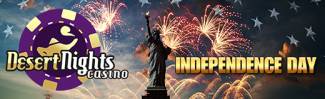 Desert Nights Online Casino - $10 Independence Day Freeplay (only today)