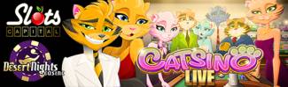 Desert Nights Online Casino - $10 Freeplay on Catsino (two days only)