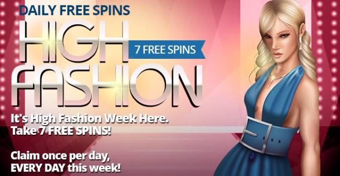 Planet 7 Online Casino - up to 14 Free Spins on High Fashion August 2016