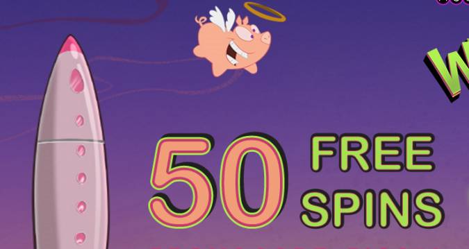 Vegas Mobile Casino - Exclusive 50 Free Spins on When Pigs Fly + 100% Welcome Bonus