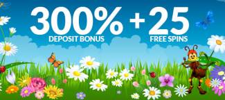 Ruby Slots Casino - 300% No Rules Bonus + 25 FS on Small Fortune