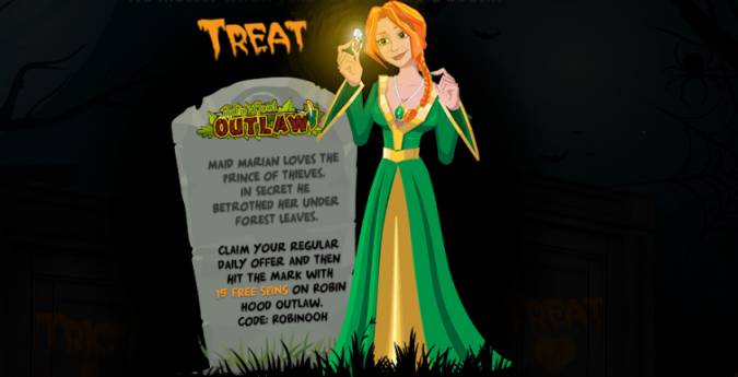 45 Free Spins on Robin Hood Outlaw @ 5 BetOnSoft Casinos