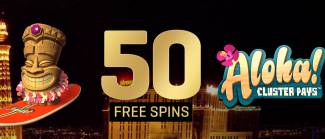 MaxiPlay Online Casino - Exclusive 50 FS on Aloha! Cluster Pays + 200% Welcome Bonus