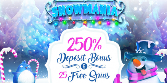 Captain Jack Casino - 250% No Rules Bonus + 25 Free Spins on Snowmania 2016