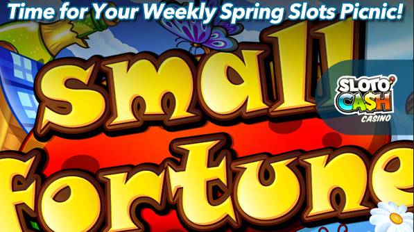 Sloto Cash Casino - 100% Bonus + 75 Free Spins on Small Fortune April 2017