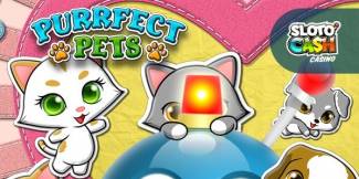 Sloto Cash Casino - Daily 225% Bonus + 50 FS on Purrfect Pets