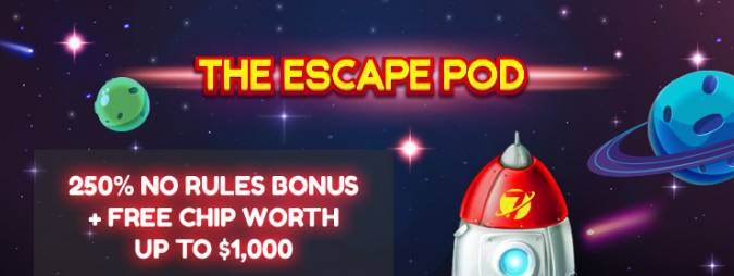 Planet 7 Casino - 250% No Rules Bonus + guaranteed up to $1,000 Free Chip 2017