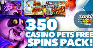 Sloto Cash Casino - 150% Deposit Bonus + 350 Free Spins July 2017