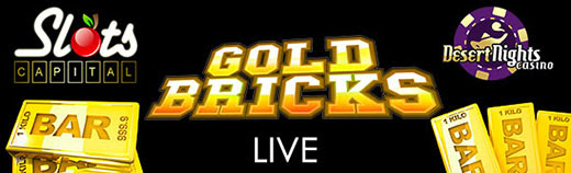 Desert Nights Casino - 20 Free Spins on Gold Bricks (two days only)