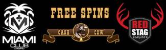 Red Stag Casino - 41 Free Spins on Cash Cow October 2017