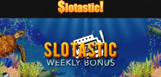 Slotastic Casino - 100% Weekly Bonus Code + 33 FS on Crystal Waters