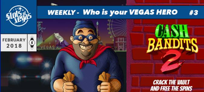 Slots of Vegas Casino - 325% No Max Bonus + 50 Free Spins on Cash Bandits 2