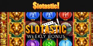 Slotastic Casino - 100% Weekly Bonus Code + 33 FS on Lucky Tiger March 2018