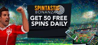 Slotastic Casino - up to 50 daily Free Spins on Football Frenzy June 2018