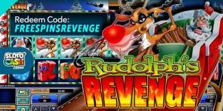 Sloto Cash Casino - up to 100 Daily Free Spins on Rudolph's Revenge September 2018