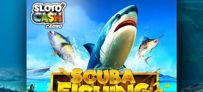 Sloto Cash Casino - 15 FS Bonus Code on Scuba Fishing + 400% Bonus + 40 FS