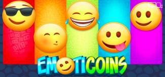 Play Emoticoins and win £€$100 FREE @ 30 Microgaming Casinos