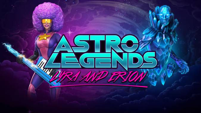 Play Astro Legends: Lyra and Erion and win £€$100 FREE @ 30 Microgaming Casinos