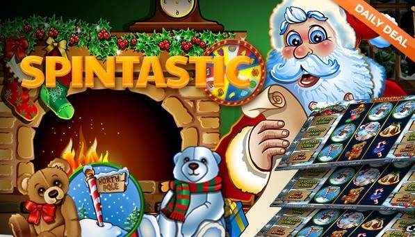 Slotastic Casino - up to 50 daily Free Spins on Santastic December 2018