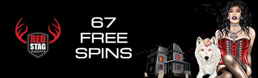 Red Stag Casino - 67 No Deposit FS Bonus Code + 400% Bonus + 125 FS on Vampire Vixen