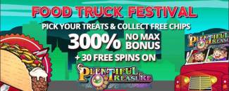 300% No Max Bonus Code + 30 FS on Plentiful Treasure + $50 Free Chip @ 4 RTG Casinos