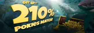 TwoUp Casino - 210% Deposit Bonus + 70 Free Spins on Scuba Fishing