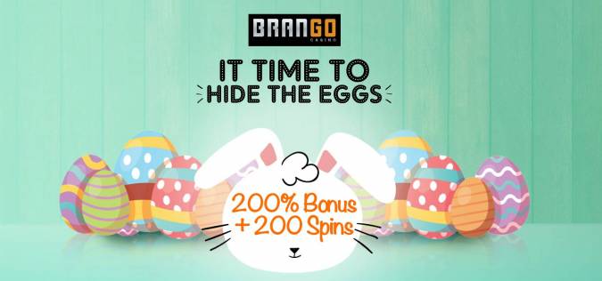 Casino Brango - 200% Deposit Bonus + 200 FS on Henhouse (today only)