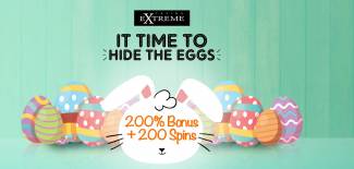 Casino Extreme - 200% Deposit Bonus + 200 FS on Henhouse (today only)