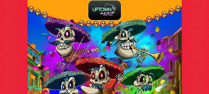 Uptown Aces Casino - Deposit $25 and Get 100 Free Spins on The Mariachi 5