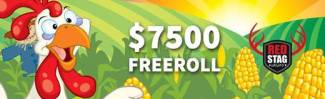 Red Stag Casino - $7,500 FREEROLL Slots Tournament on Funky Chicken May 2019