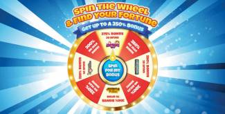 Spin the Wheel - up to 350% Deposit Bonus @ 11 RTG Casinos (this weekend only)