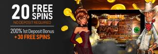 Vegas Crest Casino - Exclusive 20 FS on Smoking Gun + 200% Bonus + 30 Free spins