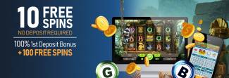 CyberSpins Casino - Exclusive 10 No Deposit FS on Diego Fortune + 100% Bonus + 100 Free spins