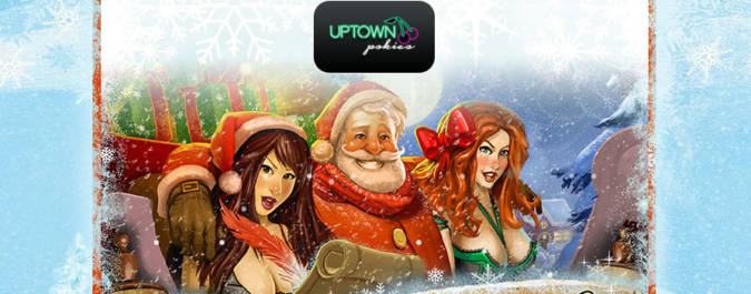 Uptown Pokies - Deposit $25 and get 100 FS on The Naughty List December 2019