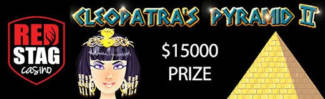 Red Stag Casino - $15,000 The Big Escape Tournament on Cleopatras Pyramid 2 February 2020