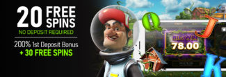 Vegas Crest Casino - Exclusive 20 No Deposit FS on Back to Venus + 200% Bonus + 30 Free spins