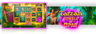 Play Tarzan and the Jewels of Opar and win £€$100 FREE @ 30 Microgaming Casinos