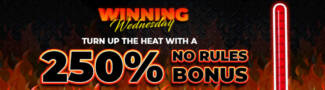 250% Wednesday No Wagering Deposit Bonus Code @ 11 RTG Casinos (today only)