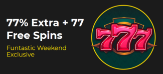 Slotastic Casino - 77% Weekend Bonus up to $375 + 77 Free Spins on 777 RTG Slot