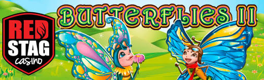 Red Stag Casino - 54 No Deposit FS Bonus Code on Butterflies II + 450% Deposit Bonus + 100 FS