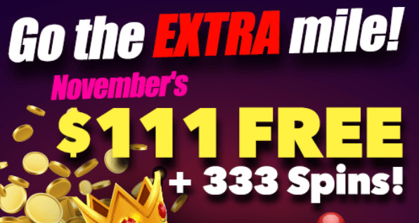 Sloto Cash Casino - 211% Deposit Bonus Codes + $111 Free Chip November 2021