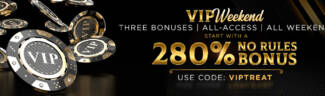 280% No Rules Deposit Bonus Code @ 11 RTG Casinos (this weekend only)