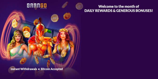 Casino Brango - 130% No Wagering Deposit Bonus + Cash Out Instantly!