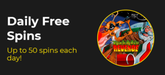 Slotastic Casino - up to 50 daily Free Spins on Rudolphs Revenge November 2021